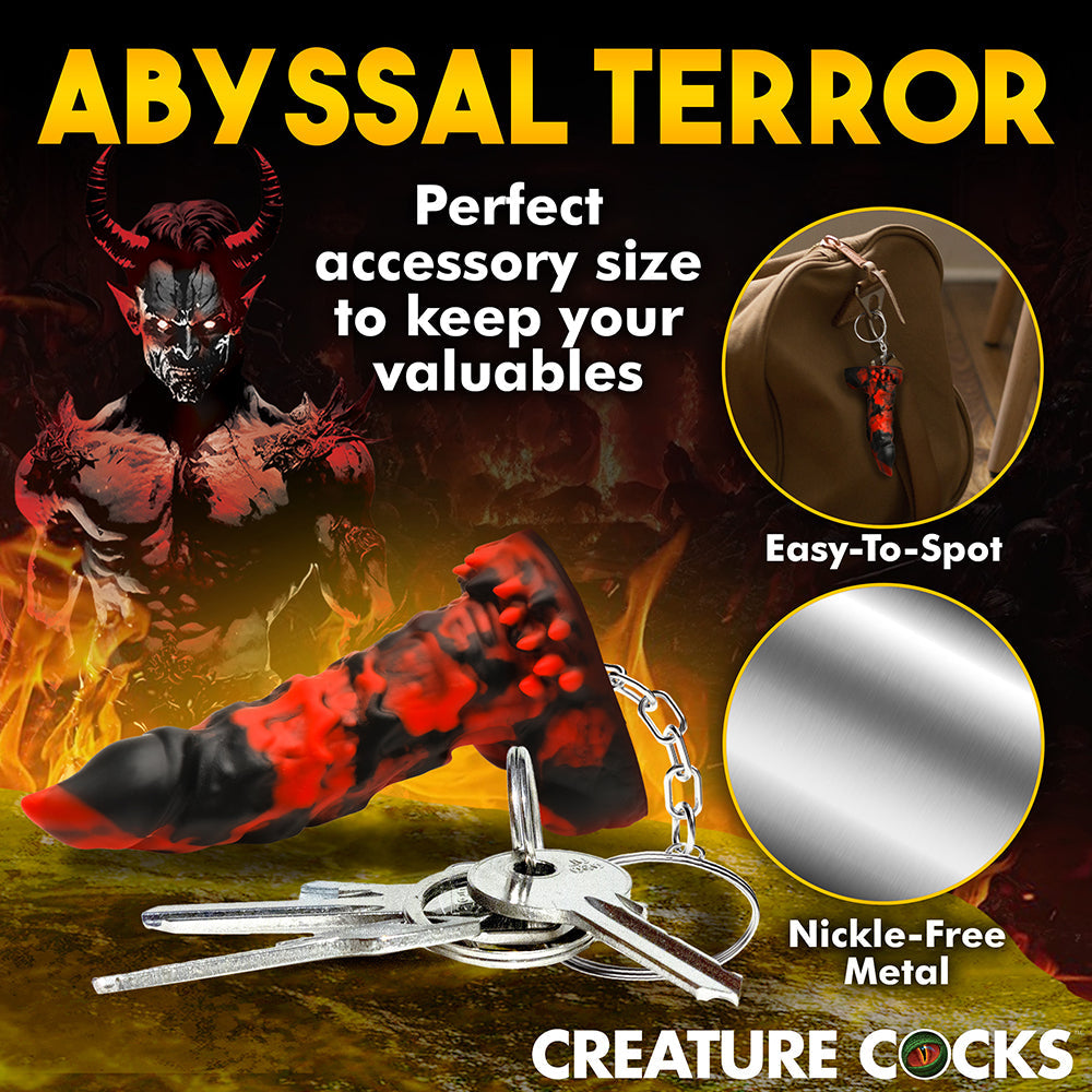 CREATURE COCKS FIRE DEMON KEYCHAIN