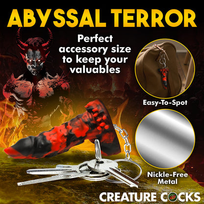 CREATURE COCKS FIRE DEMON KEYCHAIN