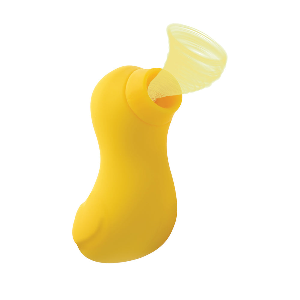 SHEGASM SUCKY DUCKY CLITORAL STIMULATOR YELLOW