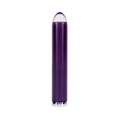 PLAYBOY AMETHYST RECHARGEBLE VIBRATING GLASS VIBE PURPLE