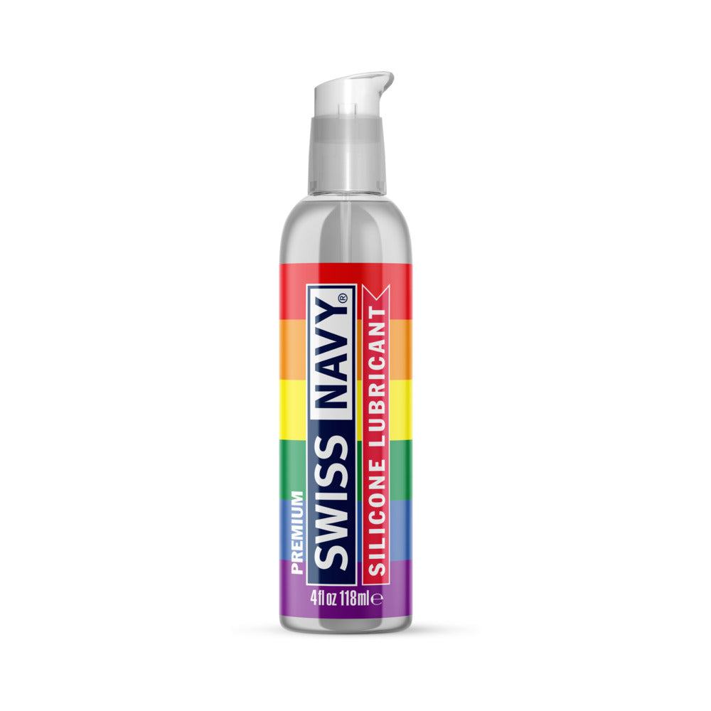 SWISS NAVY PREMIUM SILICONE PRIDE LUBRICANT 4 OZ.