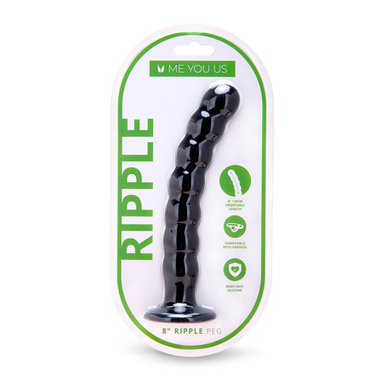 ME YOU US - 8 IN. RIPPLE G-SPOT PEG