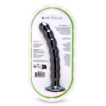 ME YOU US - 8 IN. RIPPLE G-SPOT PEG