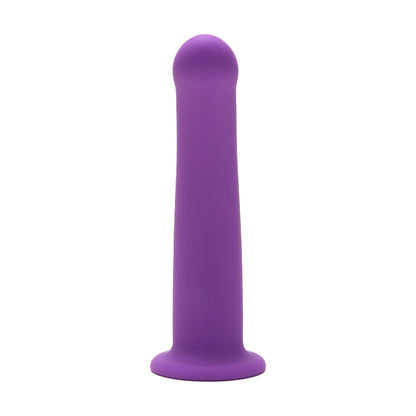 ME YOU US 7 IN. CURVED SILICONE DILDO PURPLE