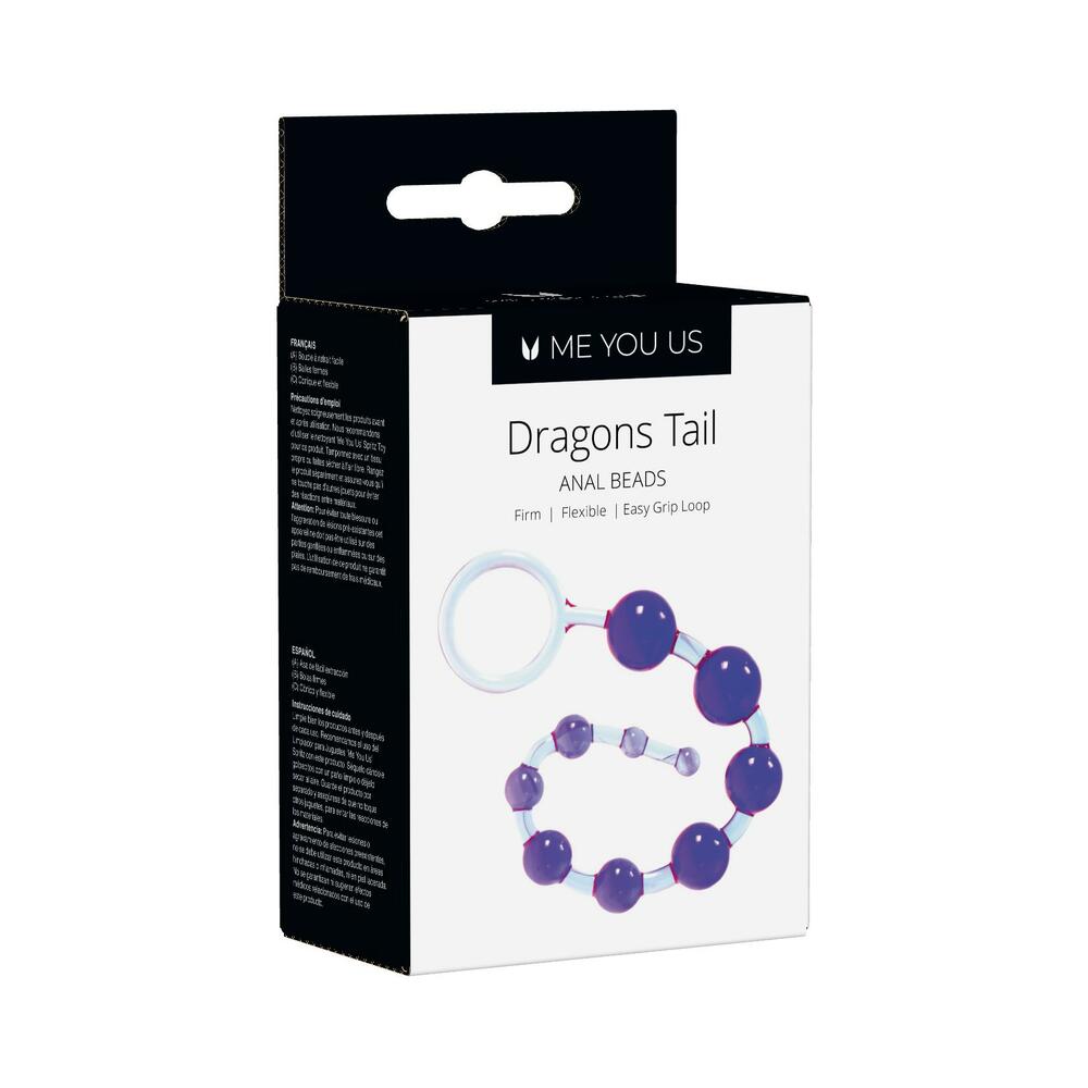 ME YOU US - DRAGONZ TAIL ANAL BEADS VIOLET