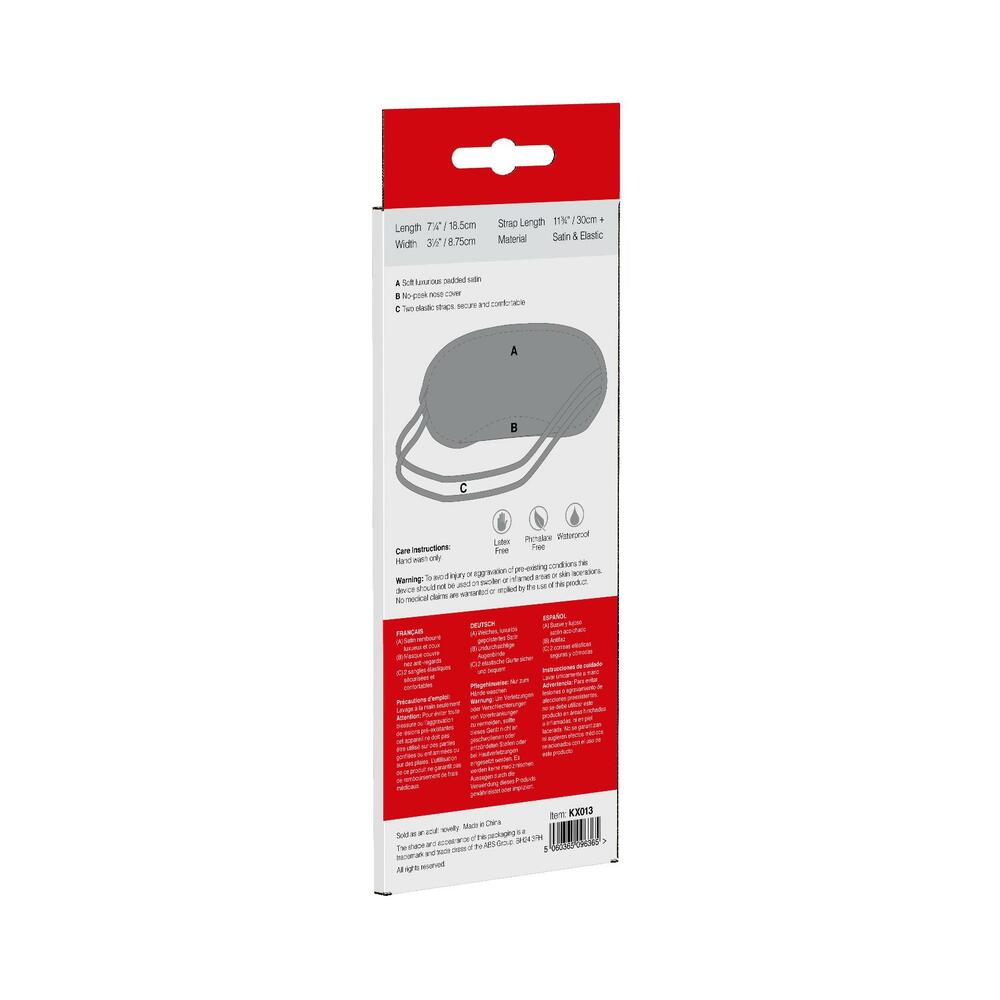 ME YOU US TEASE AND PLEASE PADDED BLINDFOLD BLACK