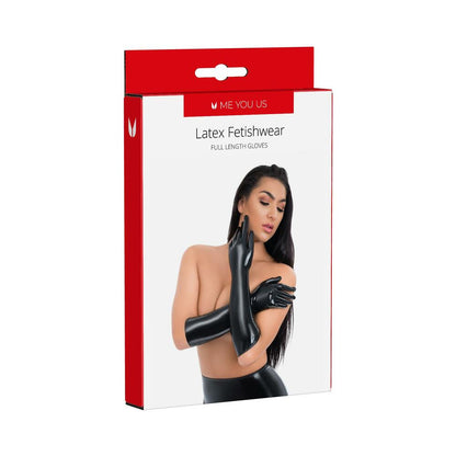 ME YOU US - LATEX FULL LENGTH GLOVE LARGE