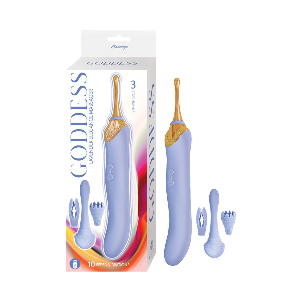 NASSTOYS - GODDESS LAVENDER ELEGANCE MASSAGER LAVENDER