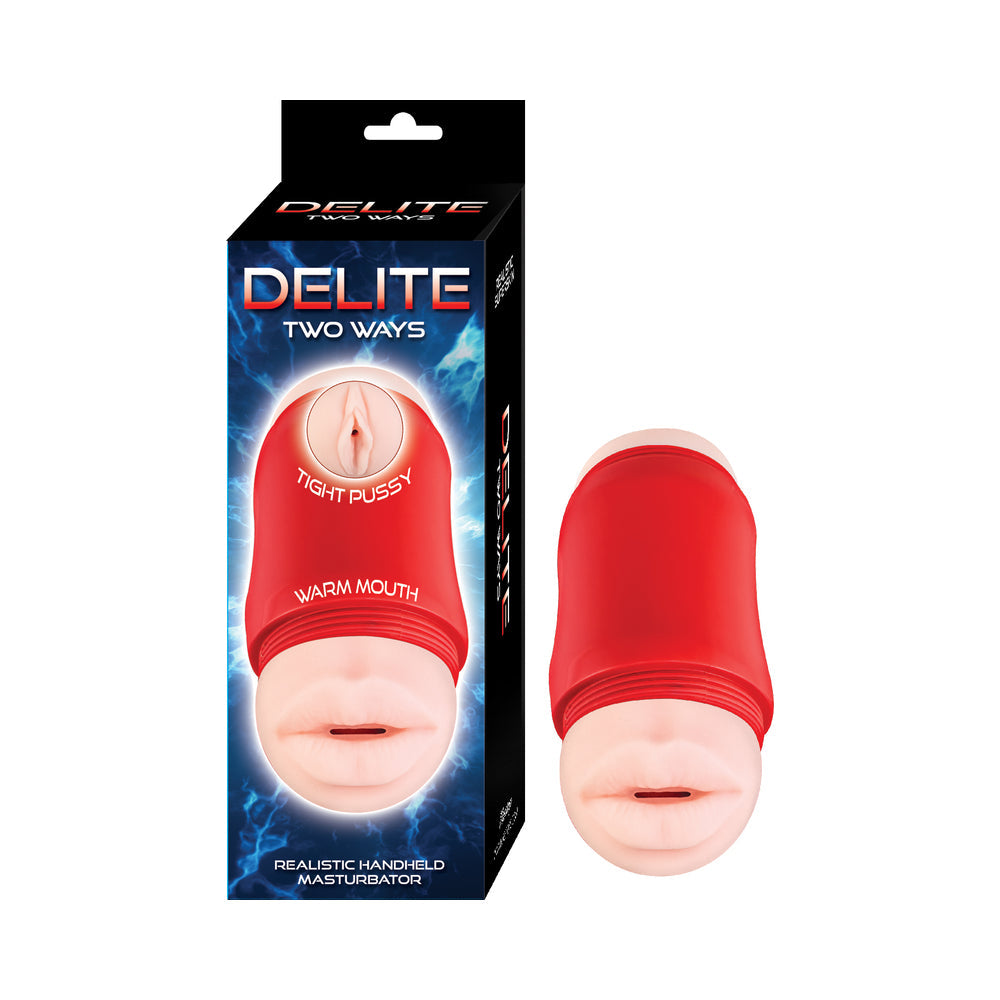 NASSTOYS - DELITE TWO WAYS MOUTH & VAGINA BEIGE