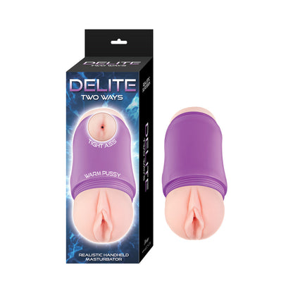 NASSTOYS - DELITE TWO WAYS VAGINA & ASS BEIGE