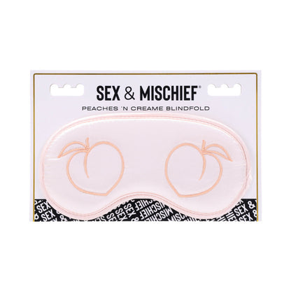 SPORTSHEETS SEX & MISCHIEF PEACHES ''N CREAME BLINDFOLD