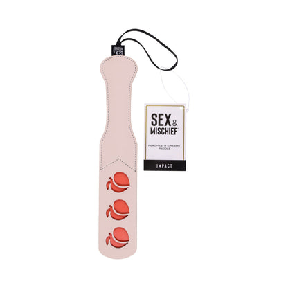 SPORTSHEETS SEX & MISCHIEF PEACHES ''N CREAME PADDLE