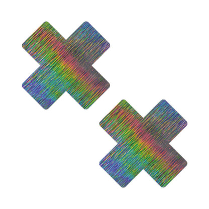 NEVA NUDE NAUGHTY NEBULA SUPER HOLOGRAPHIC X NIPPLE PASTIES