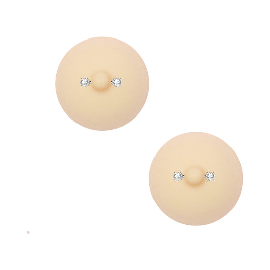 NEVA NUDE - PEEK A BOO NUNIP PIERCING NUDO PEZONES DE SILICONA REUTILIZABLES