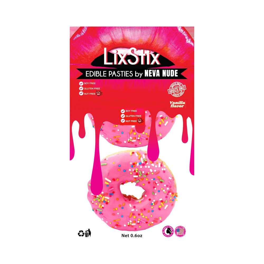 NEVA NUDE VERY VANILLA SIMP SONZ D''OHNUT EDIBLE NIPPLE PASTIES