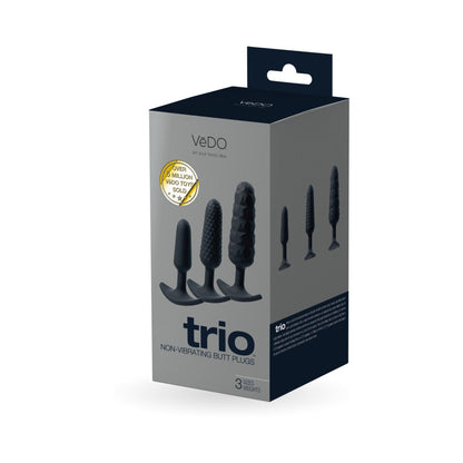 VEDO - TRIO ANAL PLUG SET BLACK