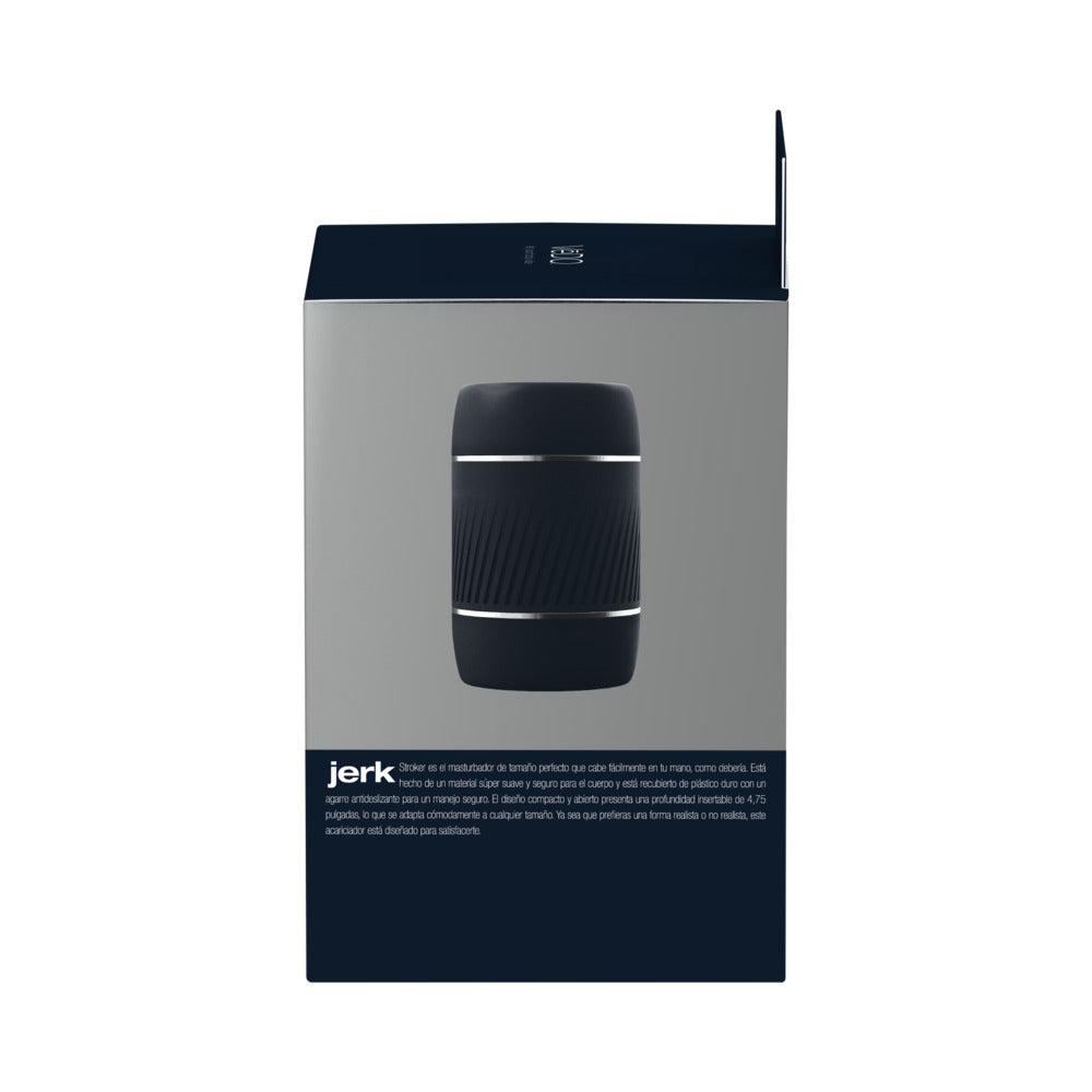 VEDO JERK MASTURBATION SLEEVE BLACK WITH CLEAR SLEEVE