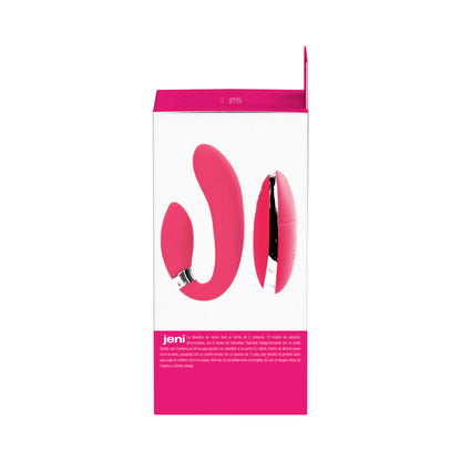 VEDO JENI C-SHAPED DUAL MOTOR VIBE WITH REMOTE PINK