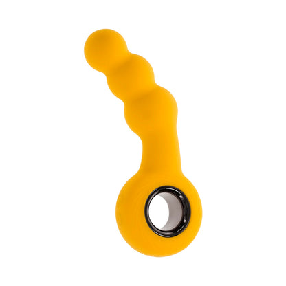 GENDER X BUMBLE RECHARGEABLE SILICONE VIBRATING PLUG YELLOW