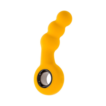 GENDER X BUMBLE RECHARGEABLE SILICONE VIBRATING PLUG YELLOW