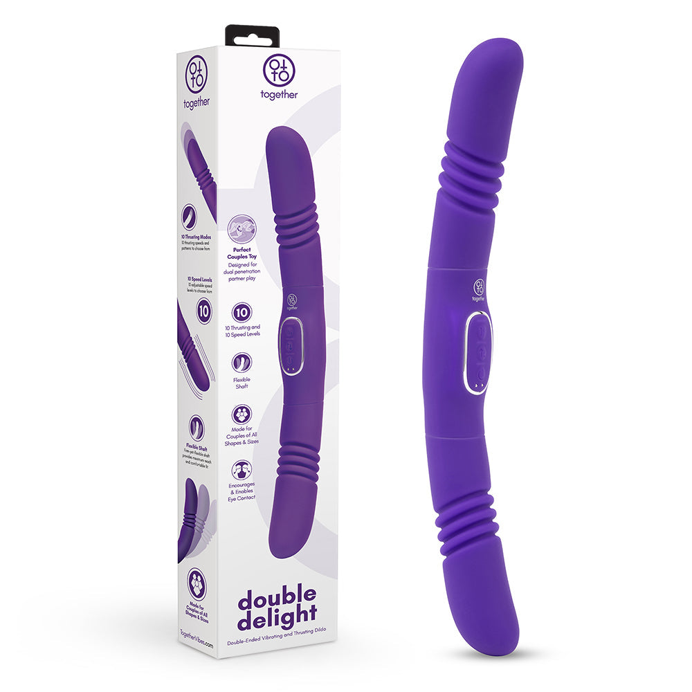 TOGETHER TOY - DELICIA DOBLE EN PAREJA MORADO TOGETHER