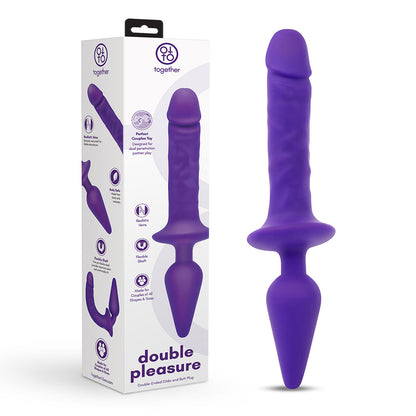 TOGETHER COUPLES DOUBLE PLEASURE PURPLE