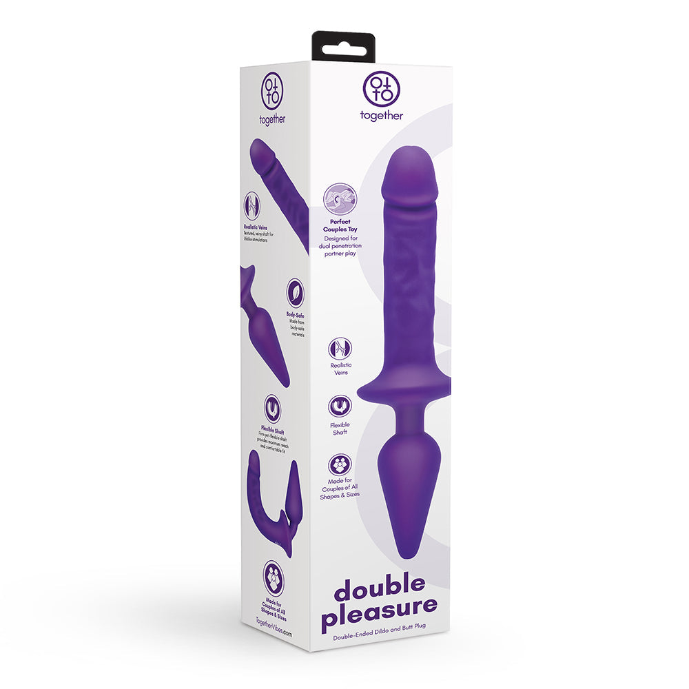 TOGETHER COUPLES DOUBLE PLEASURE PURPLE