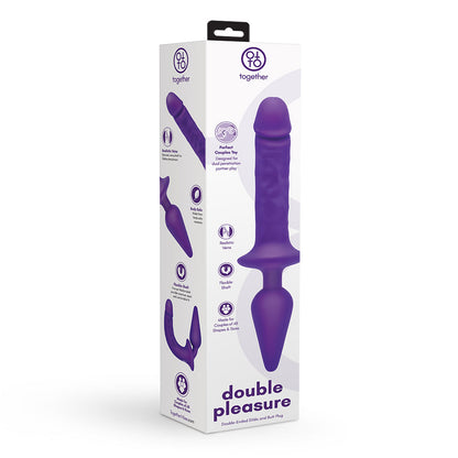 TOGETHER COUPLES DOUBLE PLEASURE PURPLE