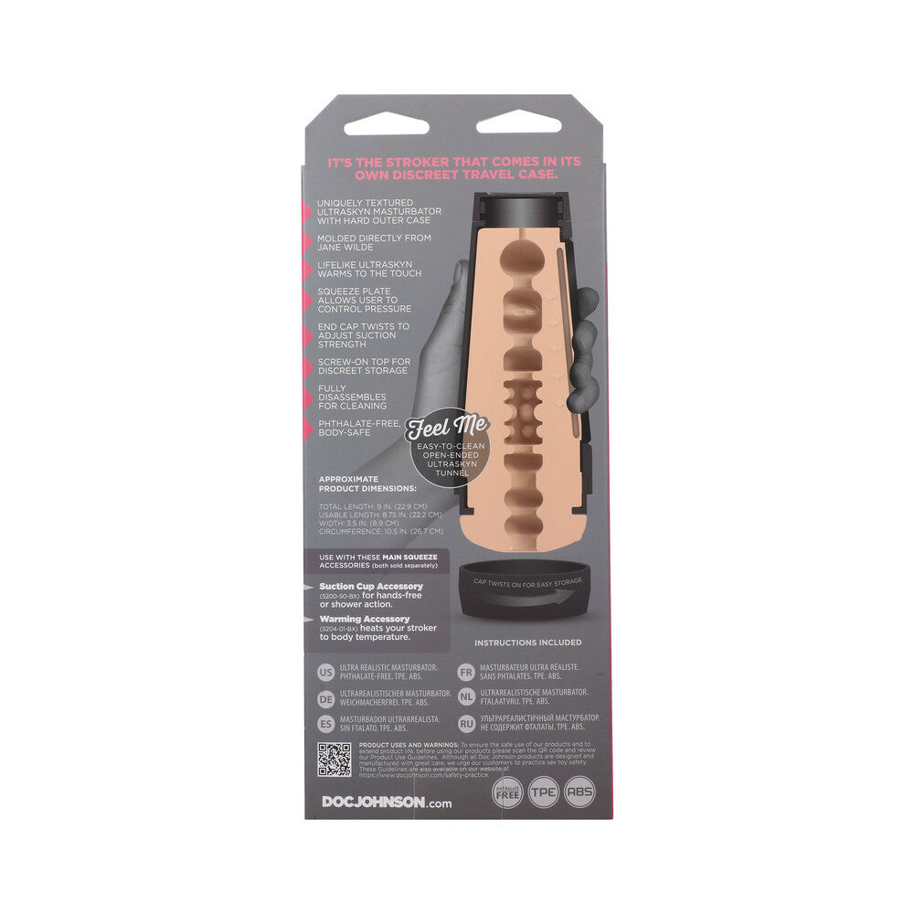 MAIN SQUEEZE JANE WILDE ULTRASKYN STROKER PUSSY VANILLA