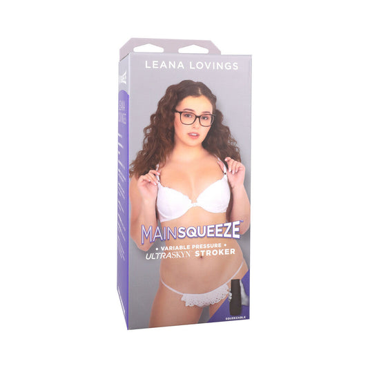 MAIN SQUEEZE LEANA LOVINGS ULTRASKYN STROKER PUSSY VANILLA