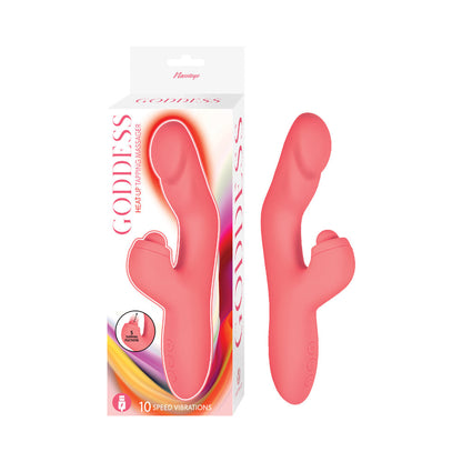 GODDESS HEAT UP TAPPING MASSAGER CORAL