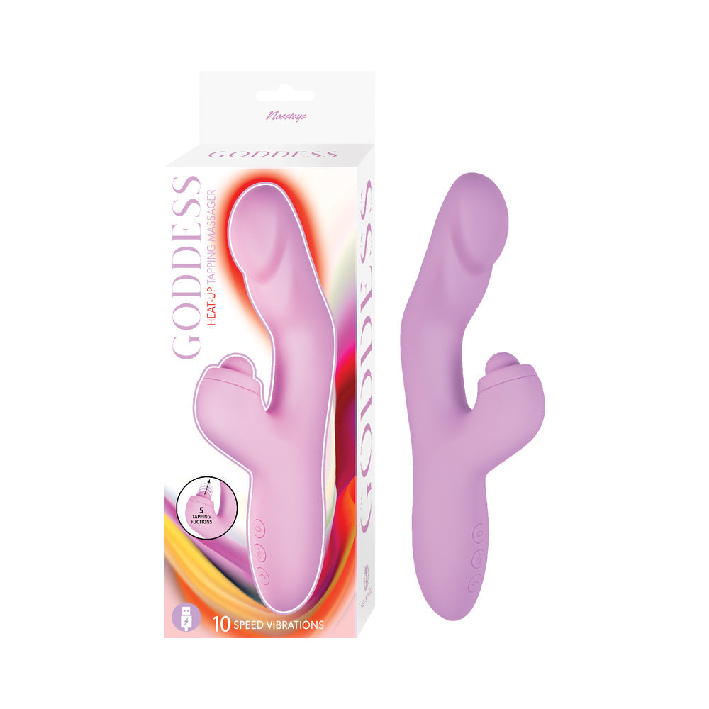 GODDESS HEAT UP TAPPING MASSAGER LAVENDER