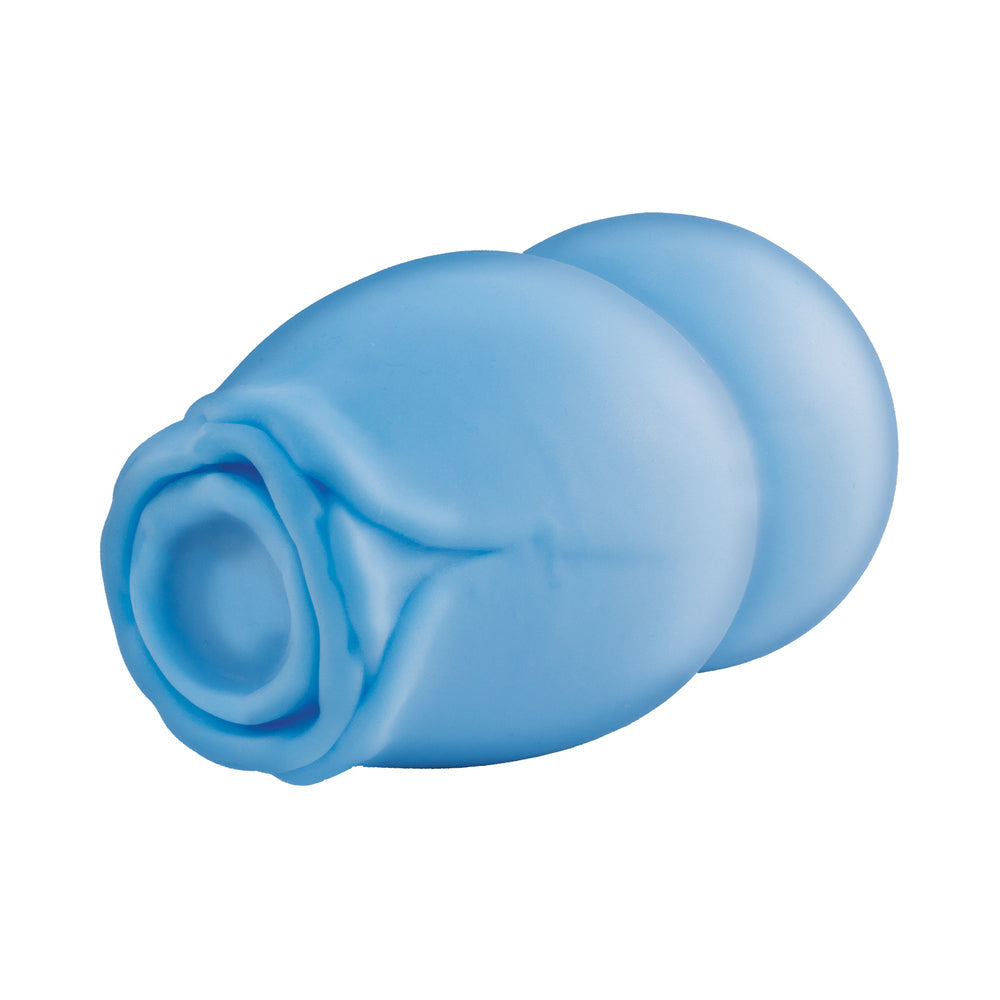 DELITE HEATED ROSE MASTURBATOR BLUE