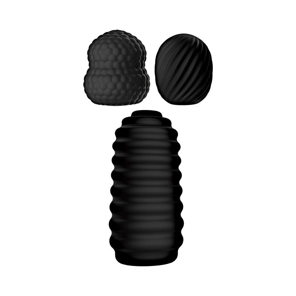 DELITE POCKET MASTURBATOR KIT BLACK