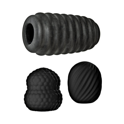 DELITE POCKET MASTURBATOR KIT BLACK