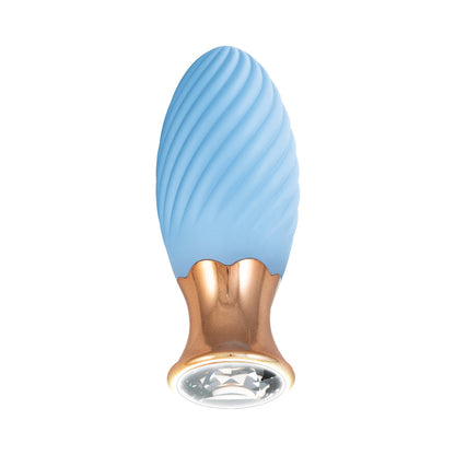 GODDESS DIAMOND TULIP MASSAGER BLUE