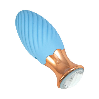 GODDESS DIAMOND TULIP MASSAGER BLUE