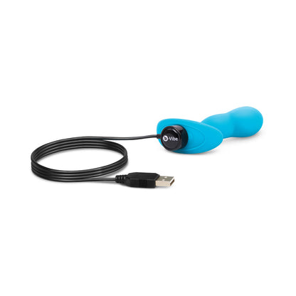 B-VIBE VIBRATING P-SPOT SNUG PLUG SMALL WITH RECHARGEABLE REMOTE CONTROL