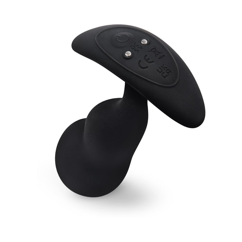 B-VIBE VIBRATING P-SPOT SNUG PLUG LARGE WITH RECHARGEABLE REMOTE CONTROL