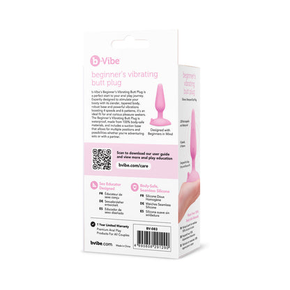 B-VIBE BEGINNER''S VIBRATING BUTT PLUG