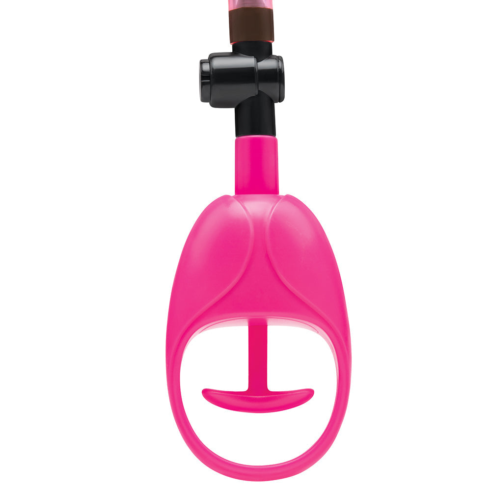 LUX FETISH VIBRATING BUTTERFLY PUSSY PUMP WITH QUICK RELEASE