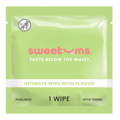 SWEETUMS - INTIMATE WIPES WATERMELON FLAVOR 10-PACK
