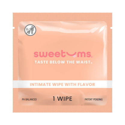 SWEETUMS - INTIMATE WIPES MANGO FLAVOR 10-PACK