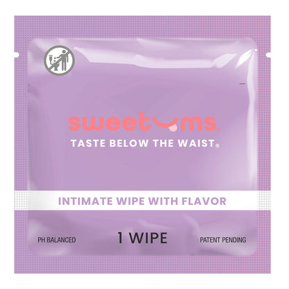 SWEETUMS - INTIMATE WIPES HONEY LAVENDER FLAVOR 10-PACK