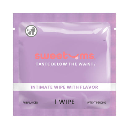 SWEETUMS - INTIMATE WIPES HONEY LAVENDER FLAVOR 10-PACK