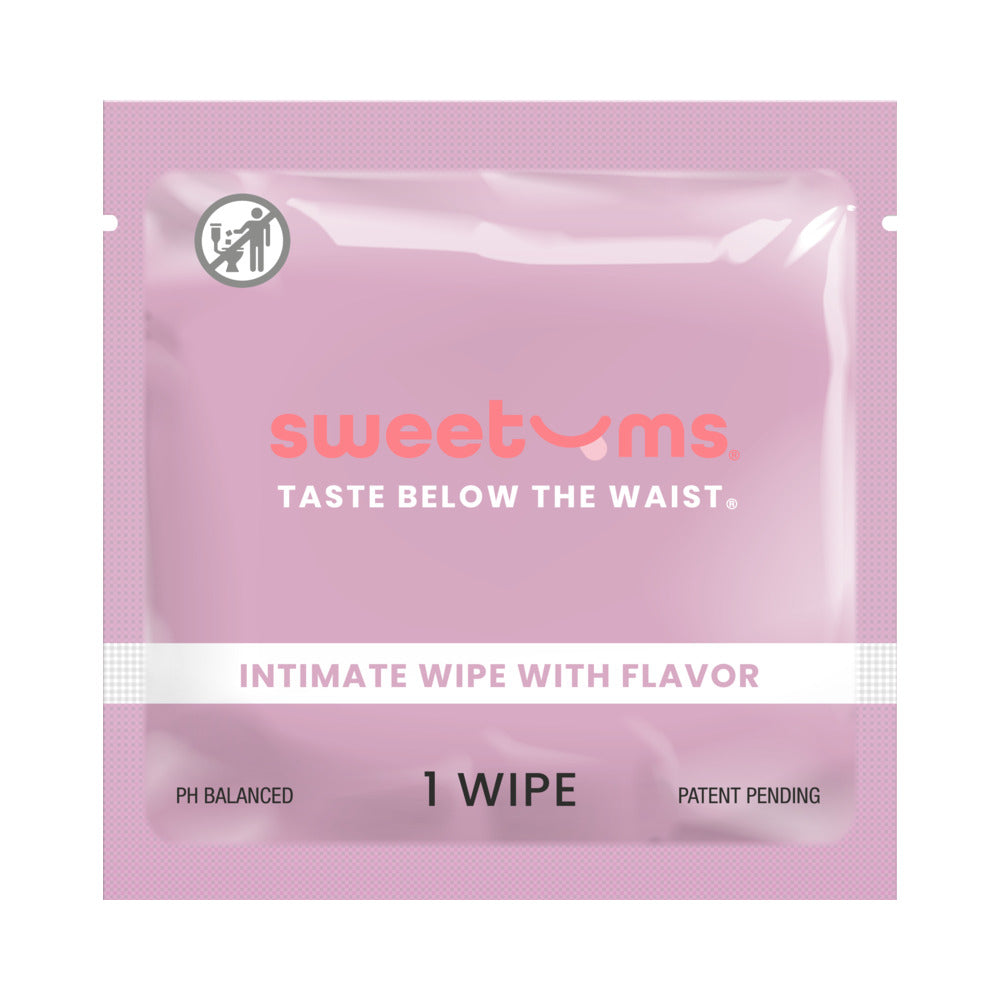 SWEETUMS - INTIMATE WIPES GRAPE FLAVOR 10-PACK