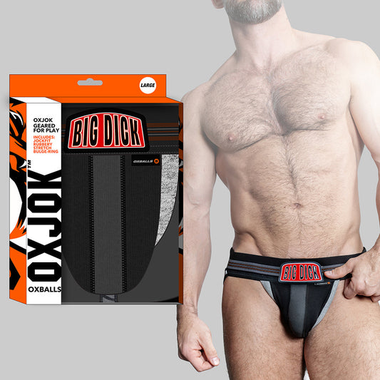 OXBALLS - OXJOK BULGER PUMPER-SACK SLIDER JOCK BLACK IRON M
