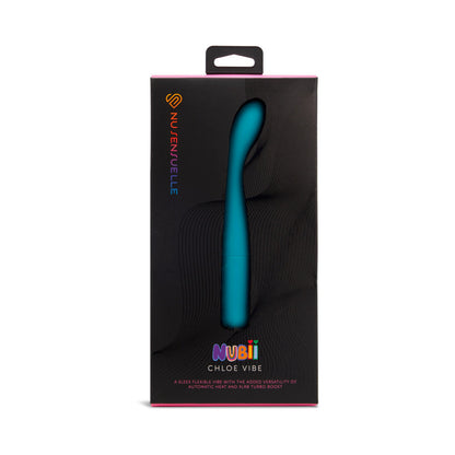 NU SENSUELLE CHLOE NUBII WARMING SLIM G WITH TURBO BOOST AND HEAT BLUE
