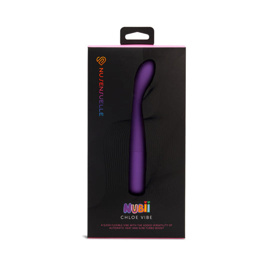 NU SENSUELLE CHLOE NUBII WARMING SLIM G WITH TURBO BOOST AND HEAT PURPLE