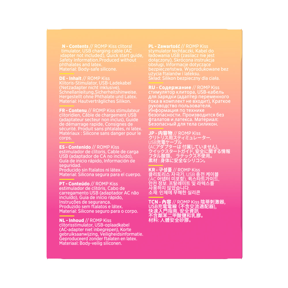 ROMP KISS PINK/CORAL